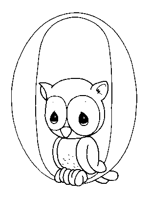 coloriage moments precieux alphabet o